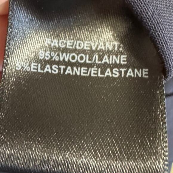 Lafayette 148 Wool Trouser Pants Straight Fit Navy Blue Size 10 - Picture 12 of 14